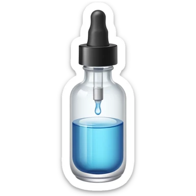 Serum skincare, the ordinary name, Translucent bottle sticker