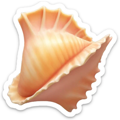 conch-shell sticker
