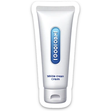 Itching cream sticker