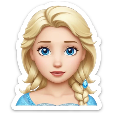 elsa frozen sticker