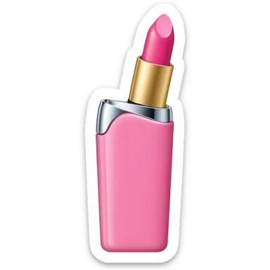balsamo labial con el envase de la marca rhode de color rosa                                                      sticker