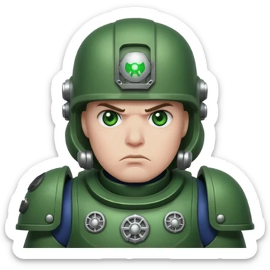 Green Eye Warhammer 40K sticker