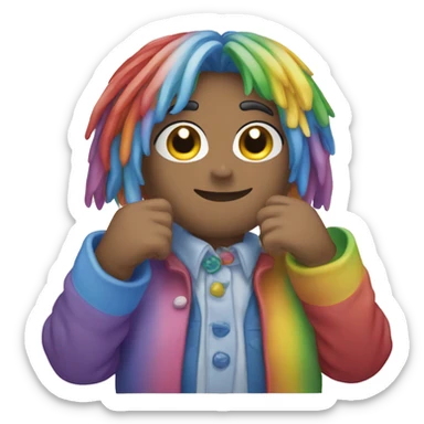 tableu arc en ciel sticker