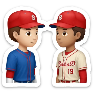 quiero dos equipos enemigos de baseball vs sticker