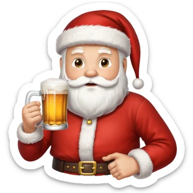 santa class tomando vivo  sticker