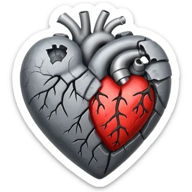 Dead heart  sticker