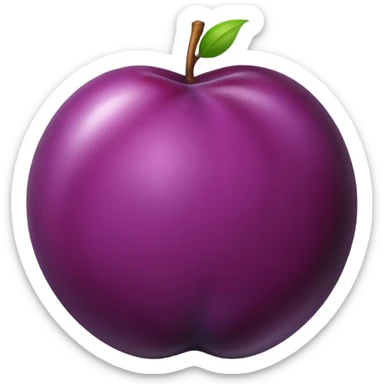 plum sticker