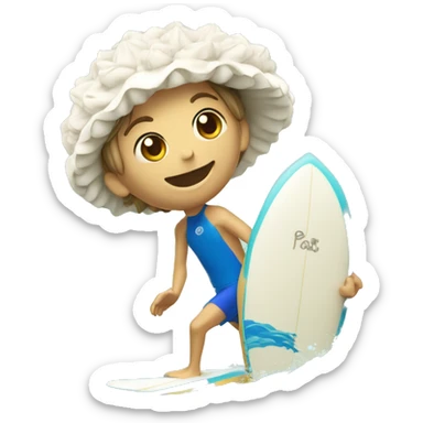 Un surfer sui fais une pavlova sticker