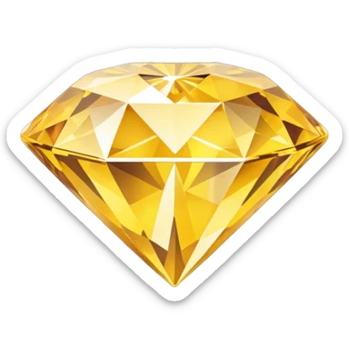 create a golden diamond emoji  the most attractive any one or all of them ill choose it should be fully golden sticker