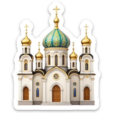 eastern european churches sticker