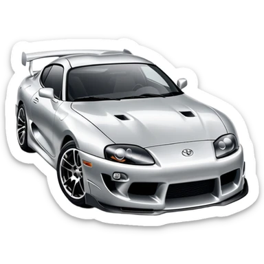 Toyota Supra car sticker