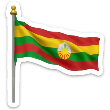 flag of kurdistan sticker