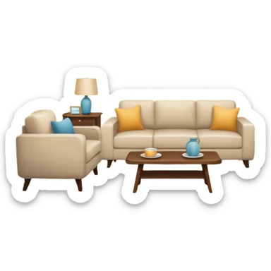 living room sticker