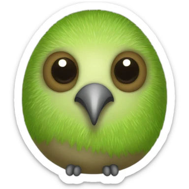 cute kiwi bird sticker