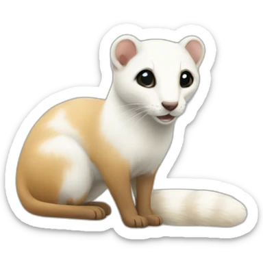 Ermine haland sticker