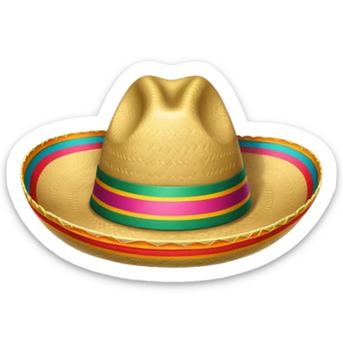 mexican sombrero sticker