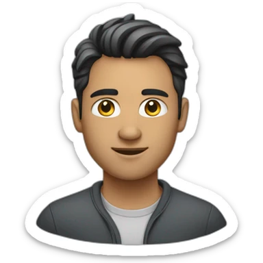 it project manager, 27 yo, man sticker