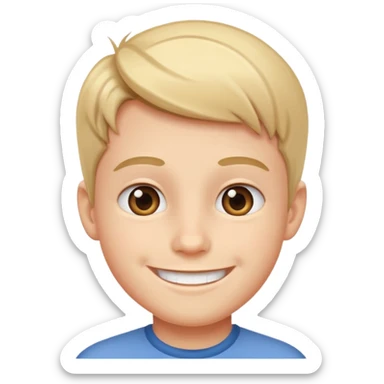 Beautiful son with a good smile  sticker