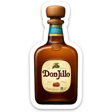Liquor Bottle of Don Julio sticker
