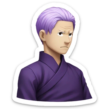 Satoru Gojo (jujutsu kaisen) hollow purple sticker
