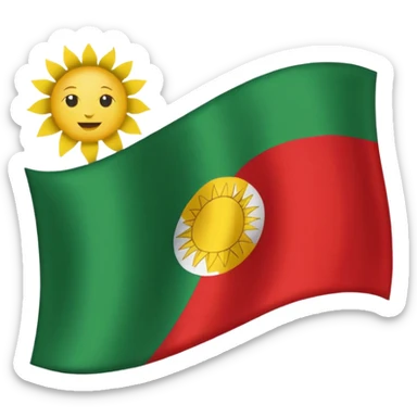 Kurdistan flag sticker