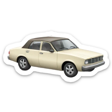 voiture choqué sticker