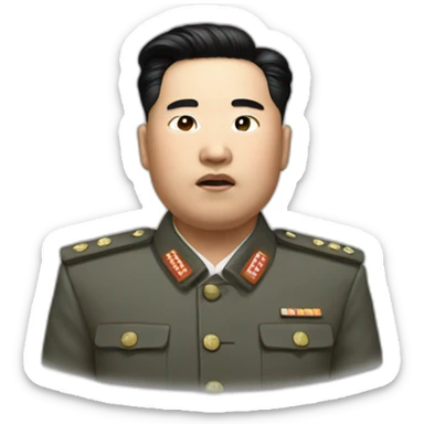 Kim Jung hum sticker