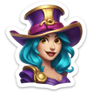Miss fortune League of legend sticker