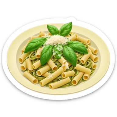 Pesto pasta sticker