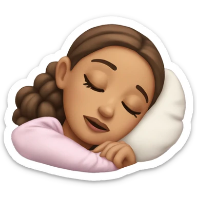 Ariana Grande sleeping sticker
