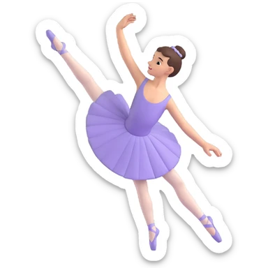 ballet dancer sticker