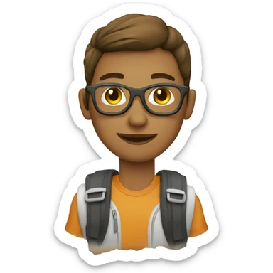 Travel blogger sticker