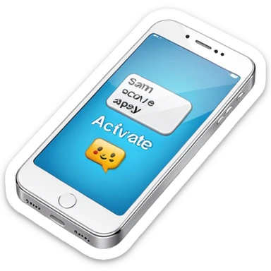 sms activate  sticker
