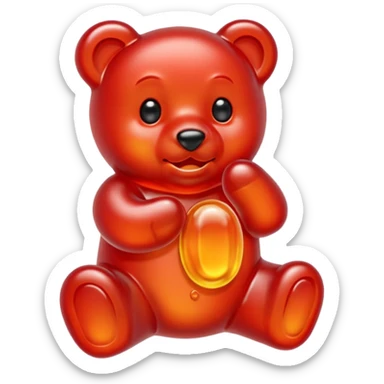 red Gummy Bears sticker