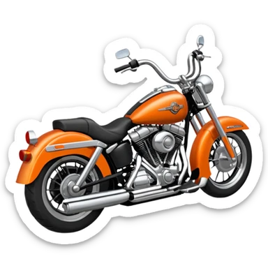 Hola, me gustaría crear un emoji de una moto Harley Davinson classic sticker