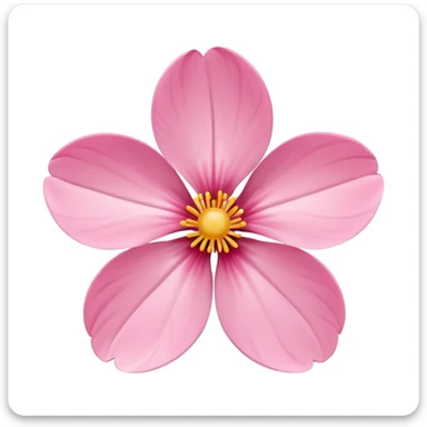 sakura flower with a soft pink background sticker