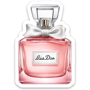 Miss dior perfume sticker