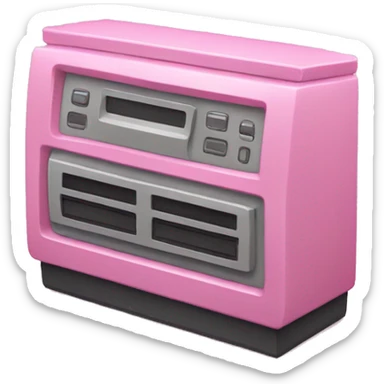 Pink console  sticker