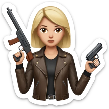 Grand thift auto female sticker