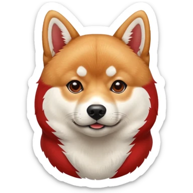 shiba inu le plus beau du monde sticker