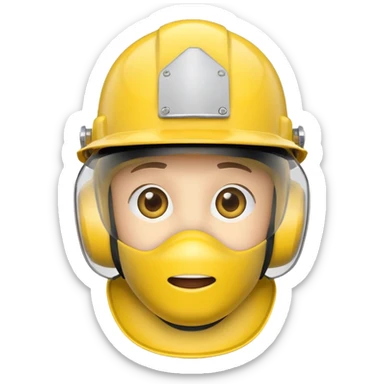 work helmet sticker
