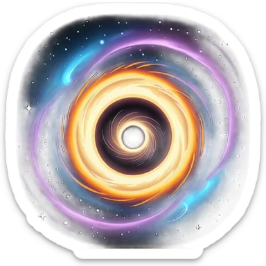 black hole sticker