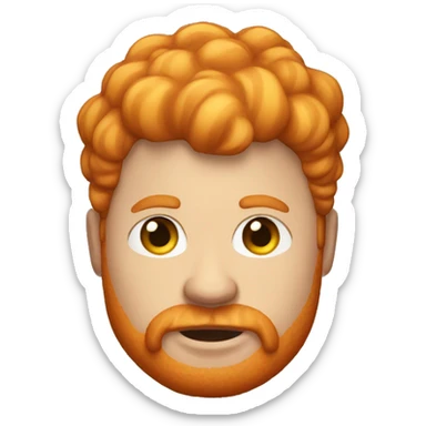 big fat ginger man named caseoh sticker