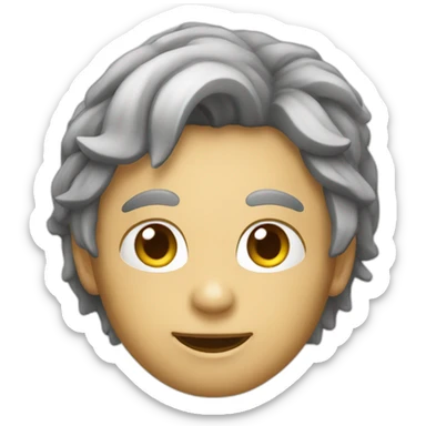 Chat à rayures grises sticker