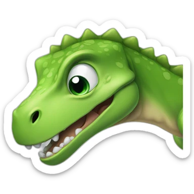 Crying dinosaur  sticker