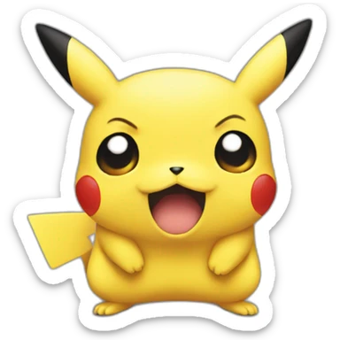 pikachu weep sticker