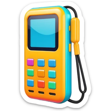 90s retro gadjet sticker