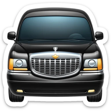 black limo sticker