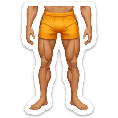 leg muscles sticker