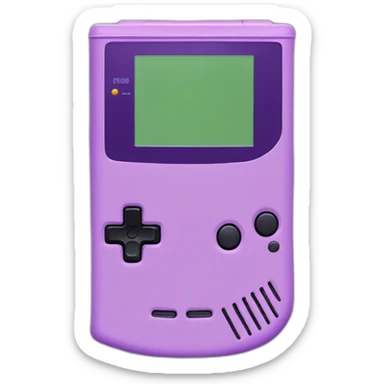 GameBoy Color Atomic Purple sticker